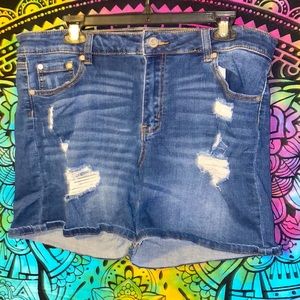 Indigo rein blue jean shorts